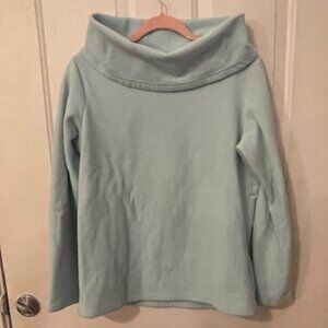 Columbia Omni Shield Baby Blue Cowl Neck Pull Over Fleece
